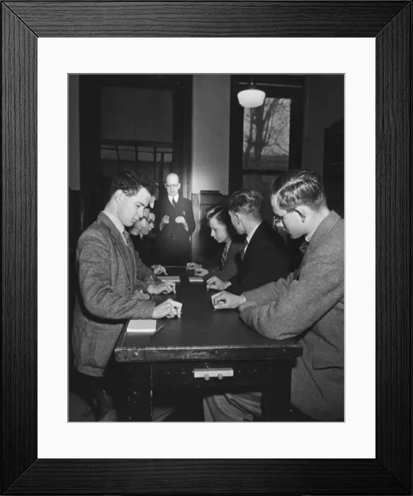 Framed Print : Wireless Operator School, WWII Framed Print : Wireless Operator School, WWII