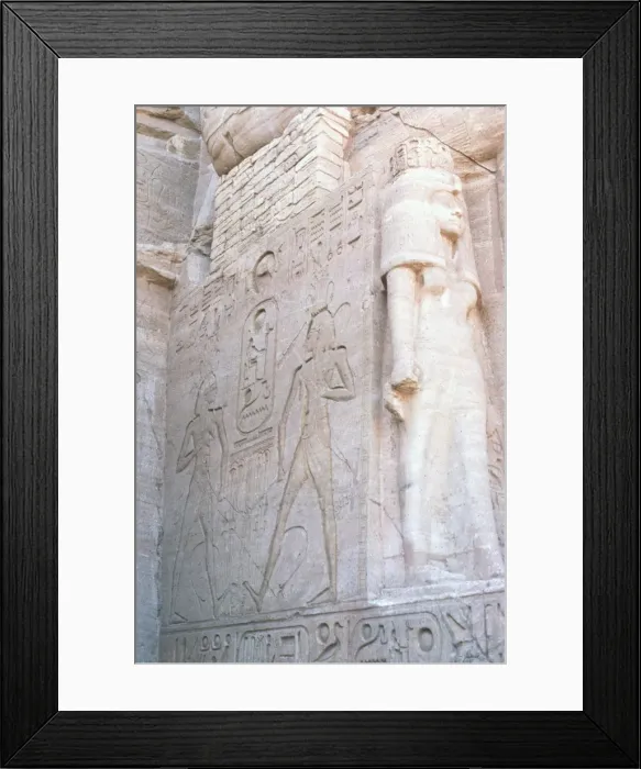 Framed Print : Abu Simbel, entrance to tomb of Rameses II Framed Print : Abu Simbel, entrance to tomb of Rameses II