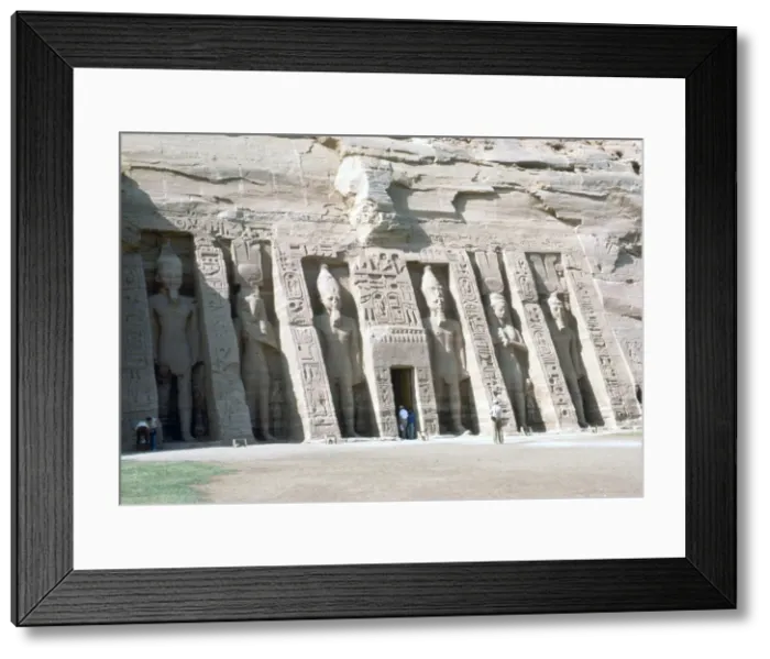 Framed Print : Temple of Nefertaril, Abu Simbel, Egypt Framed Print : Temple of Nefertaril, Abu Simbel, Egypt