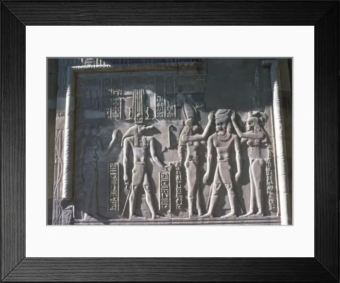 Framed Print : Kom-ombo, Egypt - Wall carving Framed Print : Kom-ombo, Egypt - Wall carving
