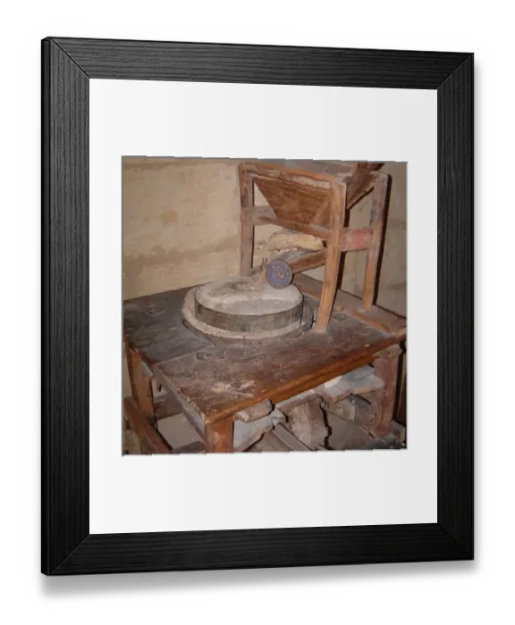 Framed Print : Interior, windmill, Xhagra, Gozo, Malta Framed Print : Interior, windmill, Xhagra, Gozo, Malta
