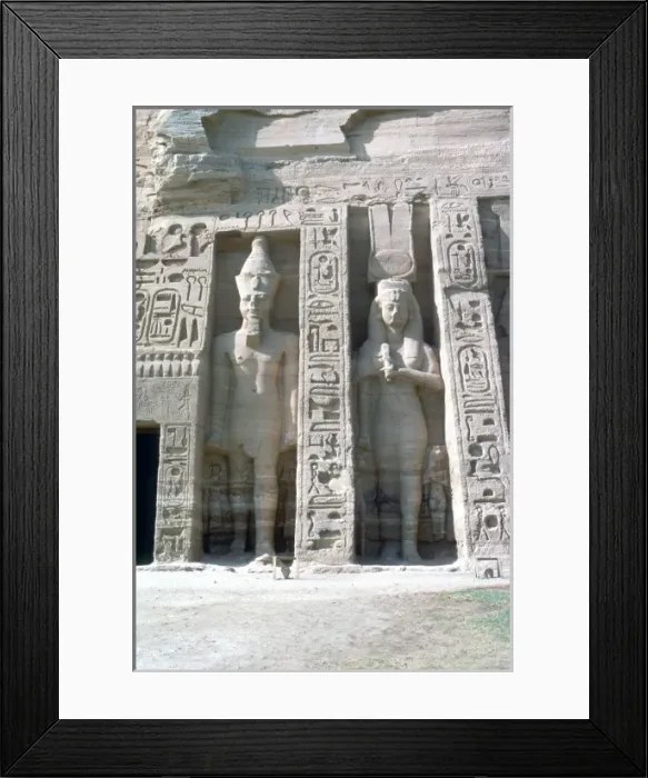 Framed Print : Abu Simbel, Temple of Nefertaril, Egypt Framed Print : Abu Simbel, Temple of Nefertaril, Egypt
