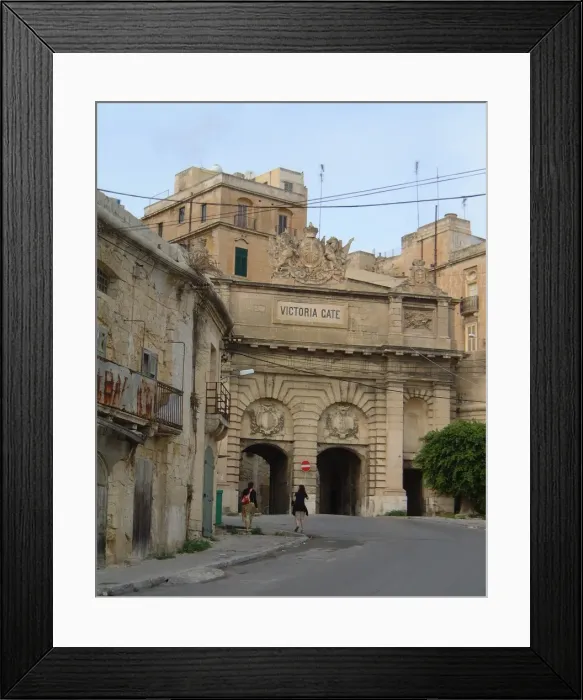 Framed Print : Victoria Gate, Valletta, Malta Framed Print : Victoria Gate, Valletta, Malta