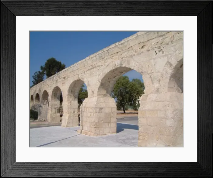 Framed Print : Wignacout Aqueduct, Malta Framed Print : Wignacout Aqueduct, Malta