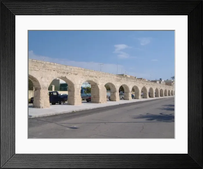 Framed Print : Wignacout Aqueduct, Malta Framed Print : Wignacout Aqueduct, Malta