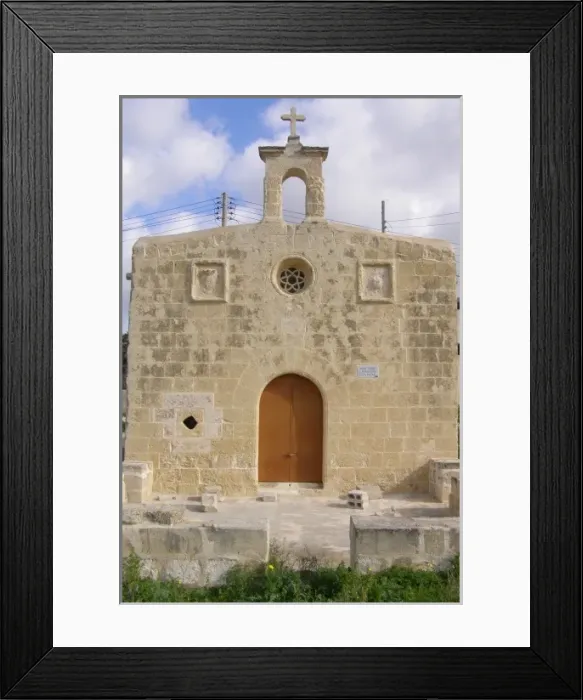 Framed Print : St Catherines chapel, outskirts of Mosta, Malta Framed Print : St Catherines chapel, outskirts of Mosta, Malta