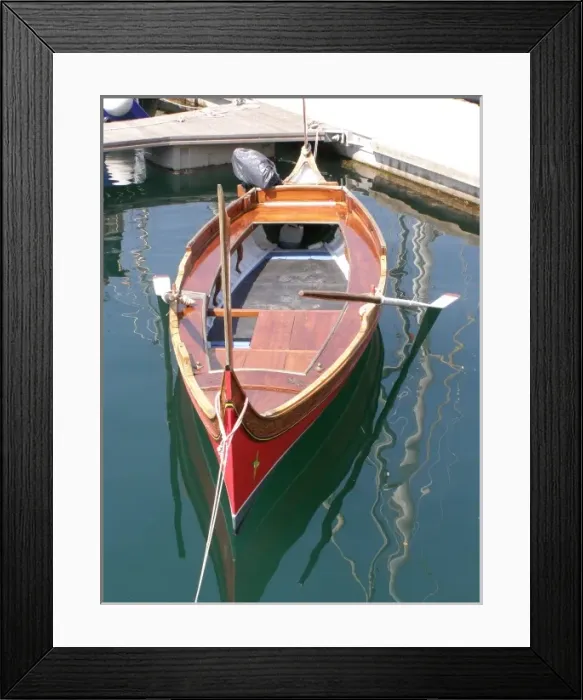 Framed Print : Maltese gondola at the Vittoriosa Waterfront Framed Print : Maltese gondola at the Vittoriosa Waterfront