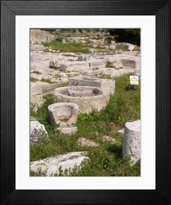 Framed Print : Domus Romana, the Roman House, Rabat, Malta Framed Print : Domus Romana, the Roman House, Rabat, Malta