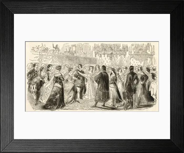 Framed Print : The Plantagenet Ball at Buckingham Palace Framed Print : The Plantagenet Ball at Buckingham Palace