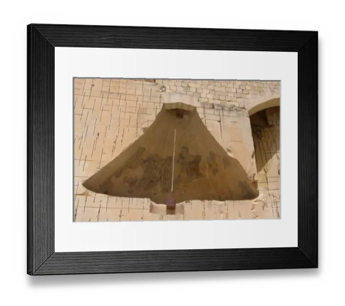 Framed Print : Bell-shaped quarry chamber, Siggiewi, Malta Framed Print : Bell-shaped quarry chamber, Siggiewi, Malta