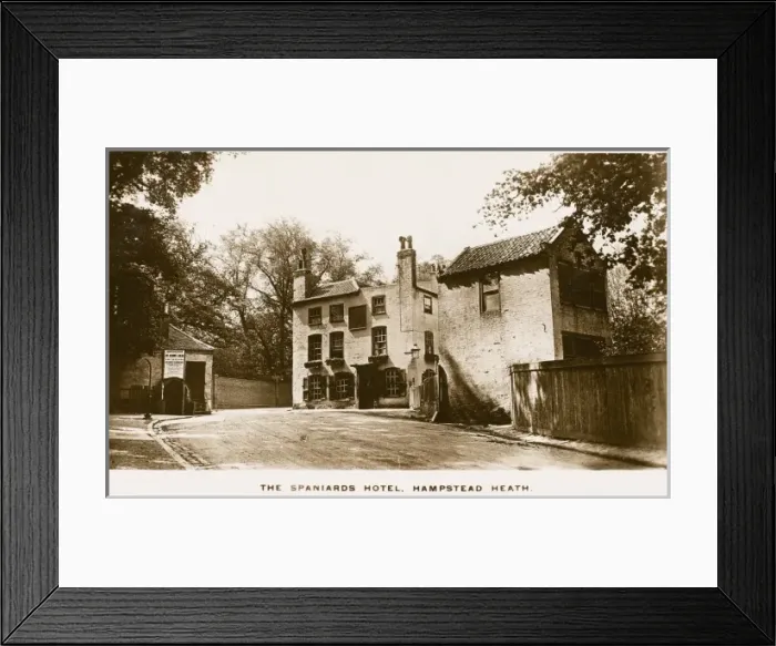 Framed Print : The Spaniards Hotel, Hamstead Heath, London Framed Print : The Spaniards Hotel, Hamstead Heath, London