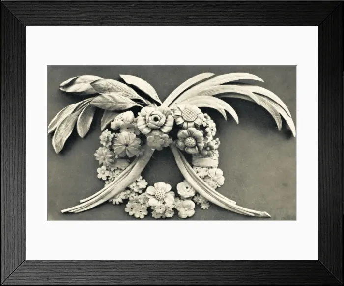 Framed Print : Architectural Details - carving by Grinling Gibbons Framed Print : Architectural Details - carving by Grinling Gibbons