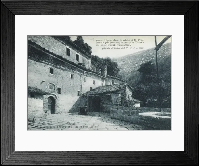 Framed Print : Assisi - Santa Maria delle Carceri Convent and Chapel Framed Print : Assisi - Santa Maria delle Carceri Convent and Chapel
