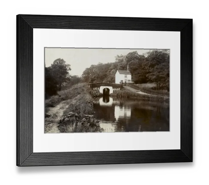 Framed Print : Lock House at Mossley, Manchester Framed Print : Lock House at Mossley, Manchester