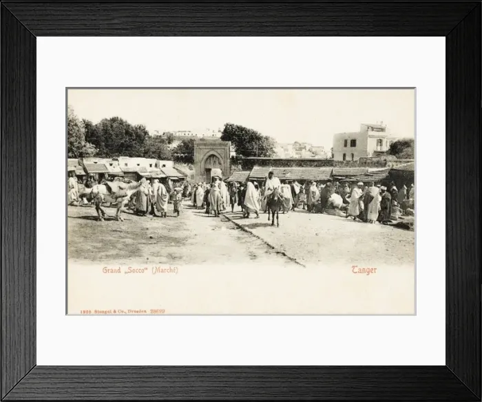 Framed Print : Tangiers, Morocco - The Grand Market (Souk) Framed Print : Tangiers, Morocco - The Grand Market (Souk)