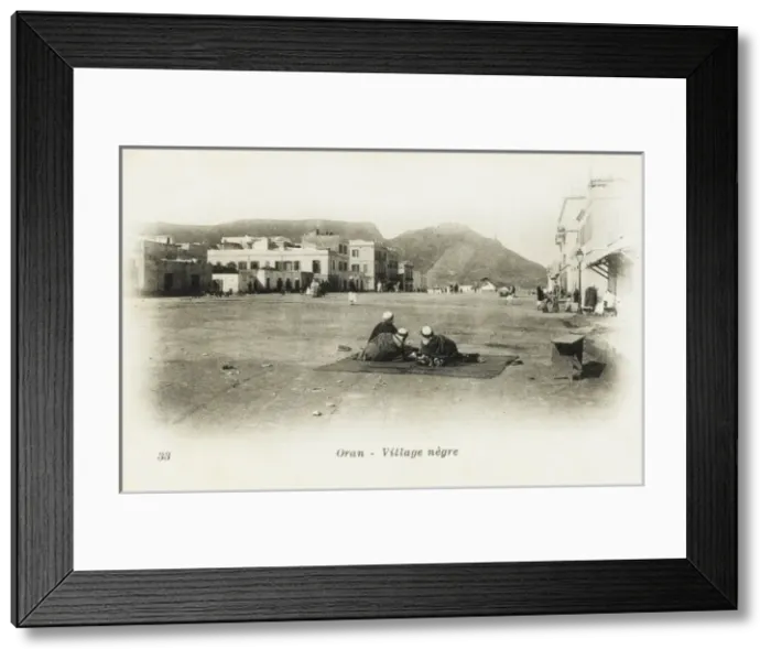 Framed Print : Black Village at Oran, Algeria Framed Print : Black Village at Oran, Algeria