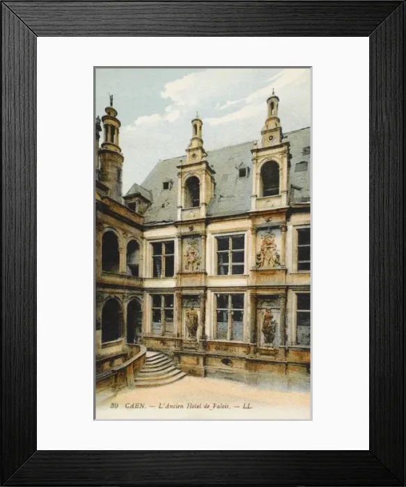 Framed Print : Caen - Ancient Hotel d Escoville de Valois Framed Print : Caen - Ancient Hotel d Escoville de Valois