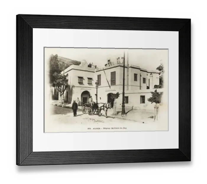 Framed Print : French Military Hospital - Algiers, Algeria Framed Print : French Military Hospital - Algiers, Algeria