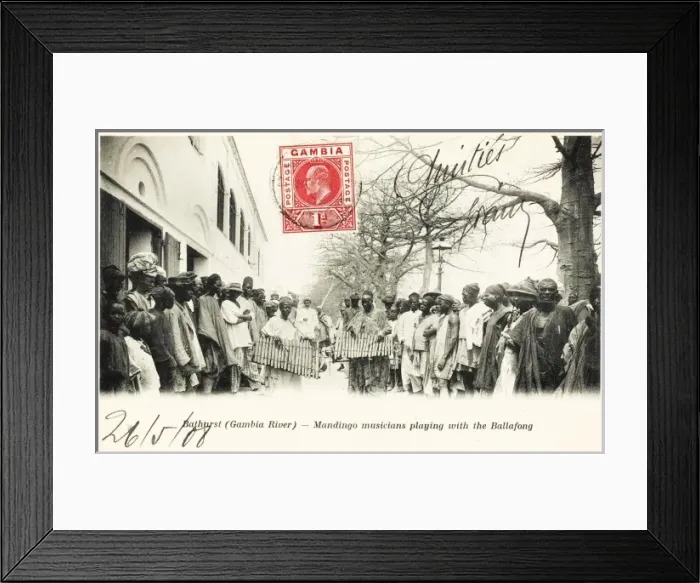 Framed Print : Gambia - Bathurst - Mandingo Musicians Framed Print : Gambia - Bathurst - Mandingo Musicians