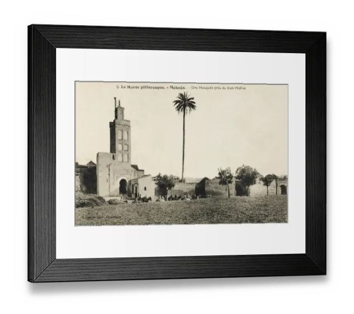 Framed Print : Meknes, Morocco - Mosque close to the Mellah Gate Framed Print : Meknes, Morocco - Mosque close to the Mellah Gate