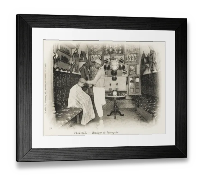 Framed Print : Tunisia - Wigmakers Boutique Framed Print : Tunisia - Wigmakers Boutique