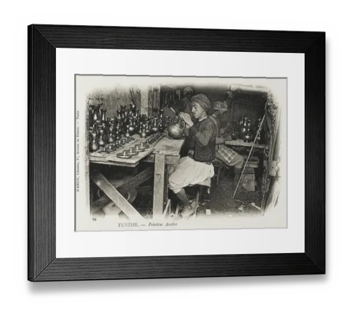 Framed Print : Tunisia - Arab painters Framed Print : Tunisia - Arab painters