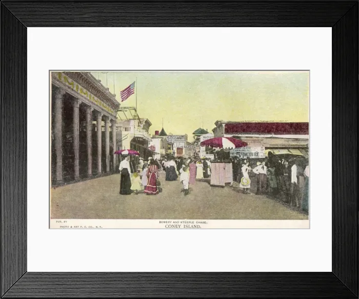 Framed Print : Coney Island Framed Print : Coney Island