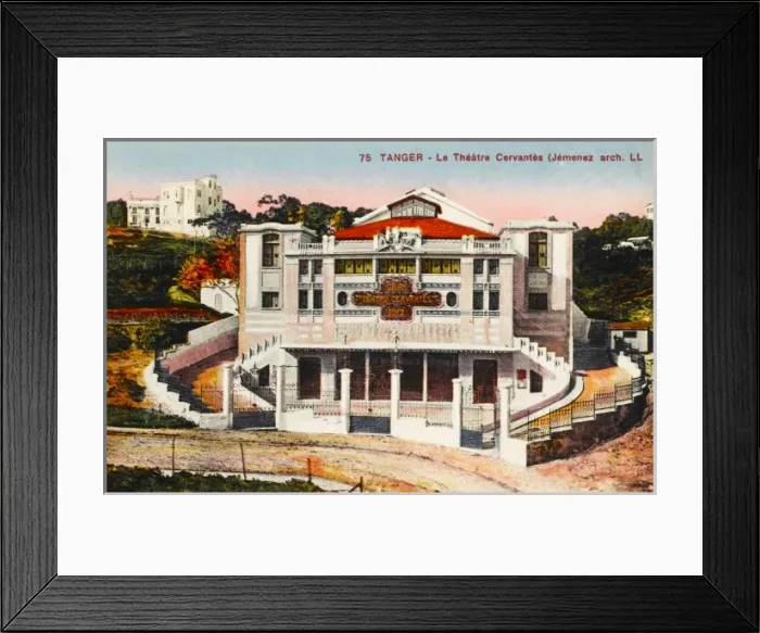 Framed Print : Tangiers, Morocco - Cervantes Theatre Framed Print : Tangiers, Morocco - Cervantes Theatre
