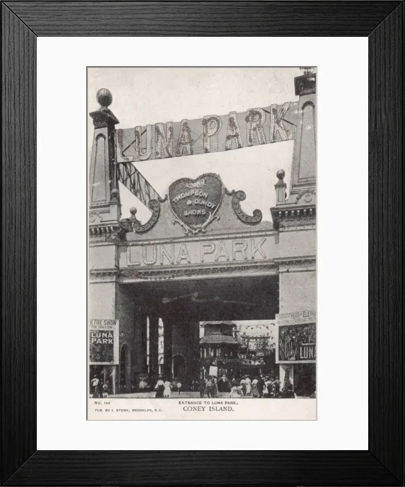 Framed Print : Luna Park, Coney Island Framed Print : Luna Park, Coney Island