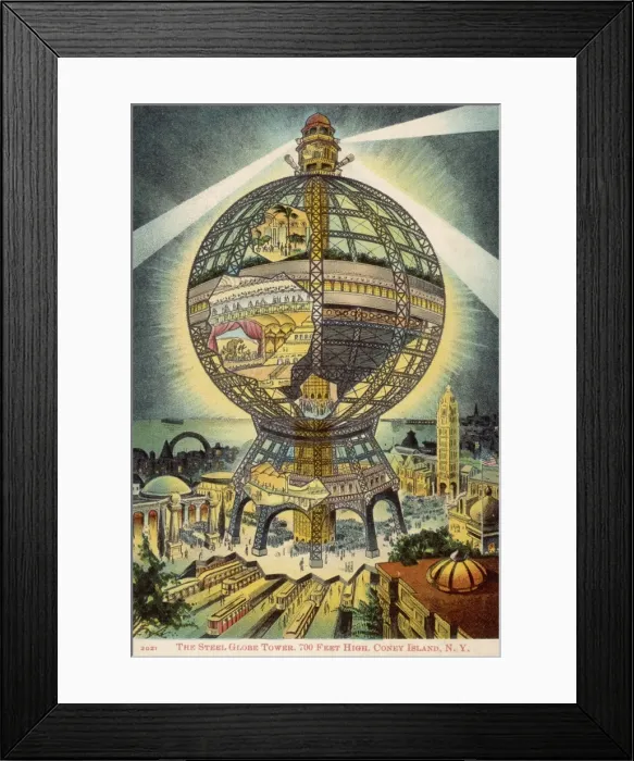Framed Print : Coney Island Framed Print : Coney Island