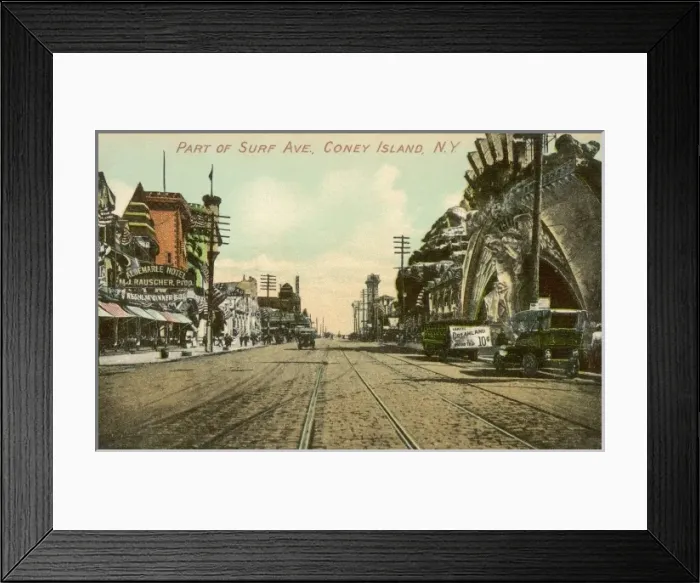 Framed Print : Coney Island Framed Print : Coney Island