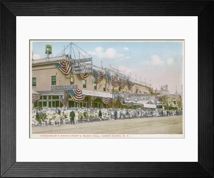 Framed Print : Coney Island Framed Print : Coney Island