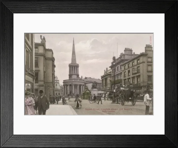 Framed Print : Regent Street Framed Print : Regent Street