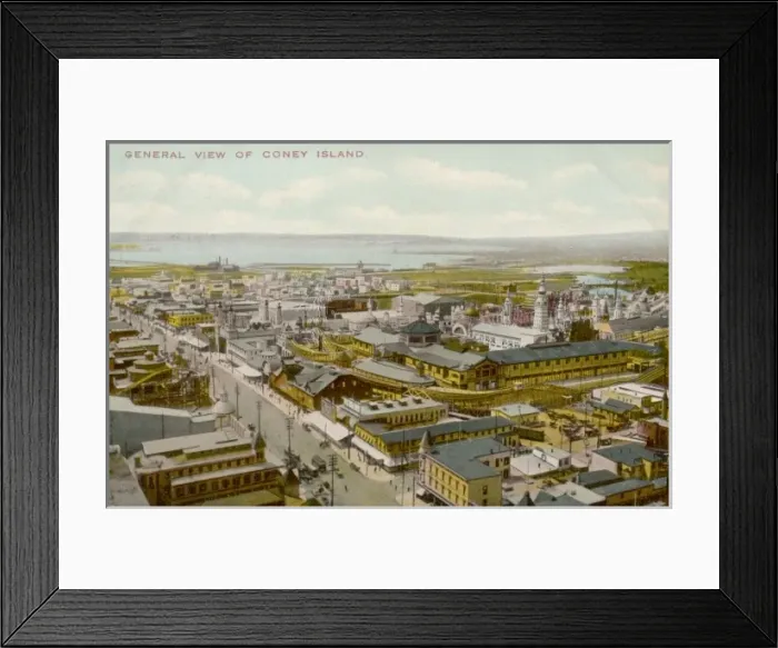Framed Print : Coney Island Framed Print : Coney Island