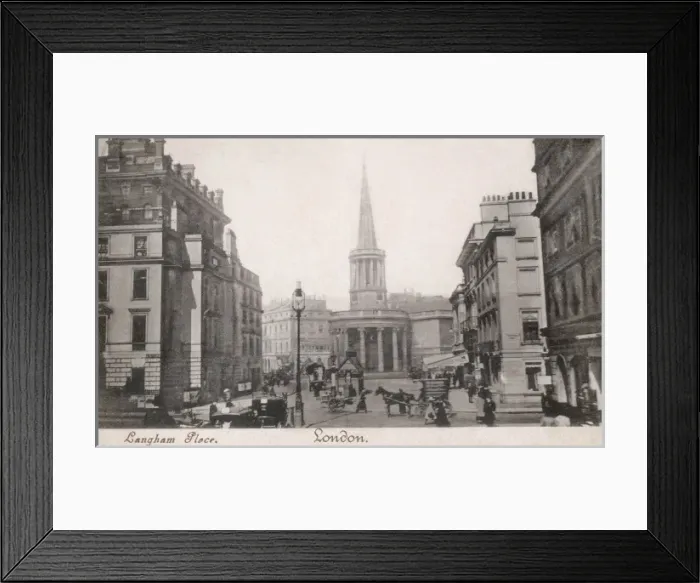 Framed Print : Langham Place Framed Print : Langham Place