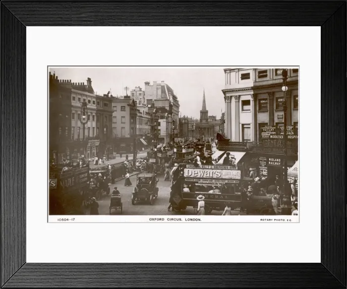 Framed Print : Oxford Circus Framed Print : Oxford Circus