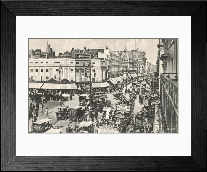 Framed Print : Oxford Circus Framed Print : Oxford Circus
