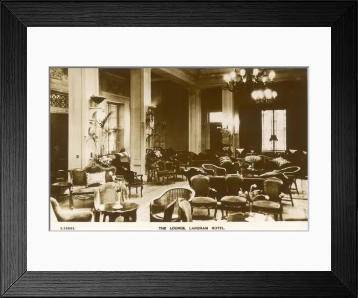 Framed Print : Langham Hotel, c. 1920 Framed Print : Langham Hotel, c. 1920