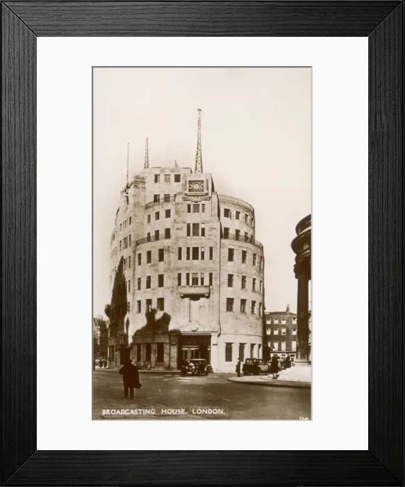Framed Print : Broadcasting House 1932 Framed Print : Broadcasting House 1932