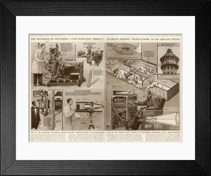 Framed Print : Television equipment Framed Print : Television equipment