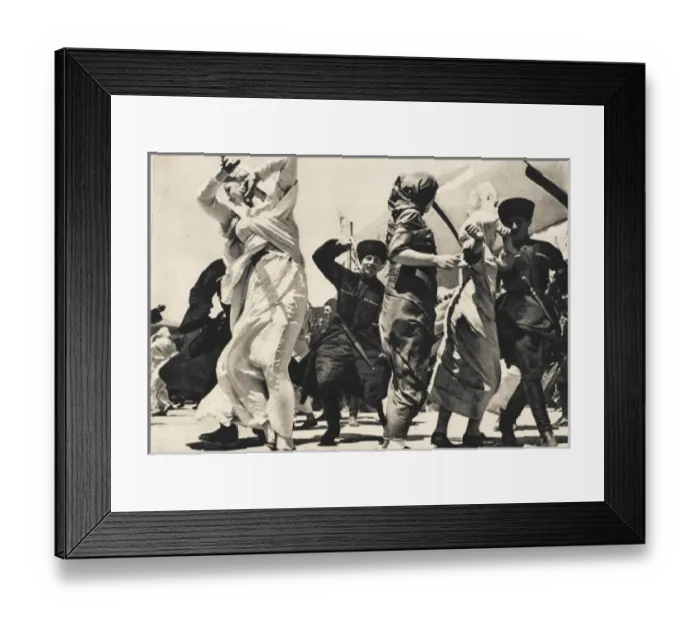 Framed Print : Popular Caucasian dancing, Russia Framed Print : Popular Caucasian dancing, Russia