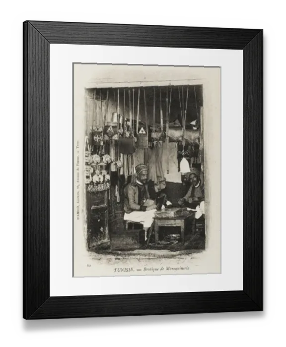 Framed Print : Small shop Selling Moroccan goods, Tunisia Framed Print : Small shop Selling Moroccan goods, Tunisia
