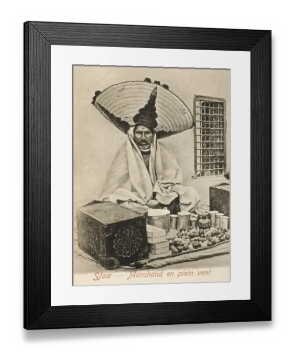 Framed Print : Sfax, Tunisia - Outdoor merchant or cures / remedies Framed Print : Sfax, Tunisia - Outdoor merchant or cures / remedies