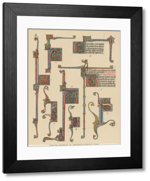 Framed Print : Illuminating 13c Framed Print : Illuminating 13c