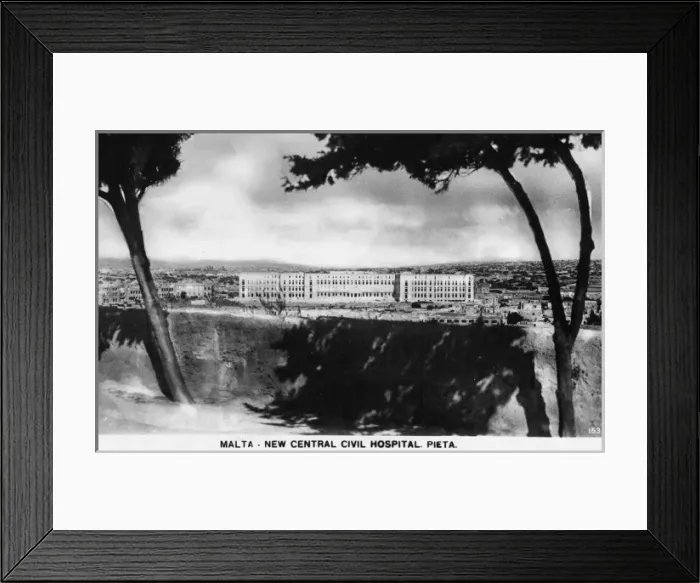 Framed Print : Central Civic Hospital, Pieta, Malta Framed Print : Central Civic Hospital, Pieta, Malta