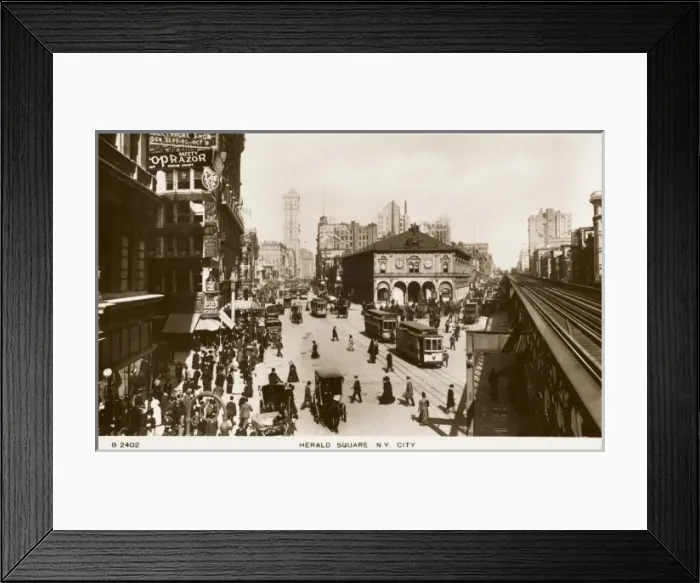 Framed Print : New York - Herald Square Framed Print : New York - Herald Square