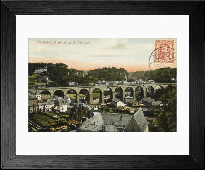 Framed Print : Luxembourg - Viaduct at Clausen Framed Print : Luxembourg - Viaduct at Clausen