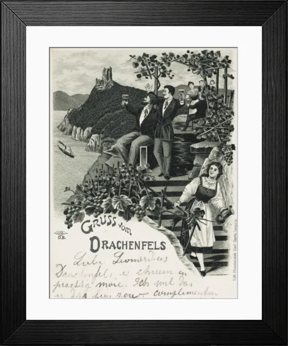 Framed Print : Germany - Drachenfels, near Bonn Framed Print : Germany - Drachenfels, near Bonn