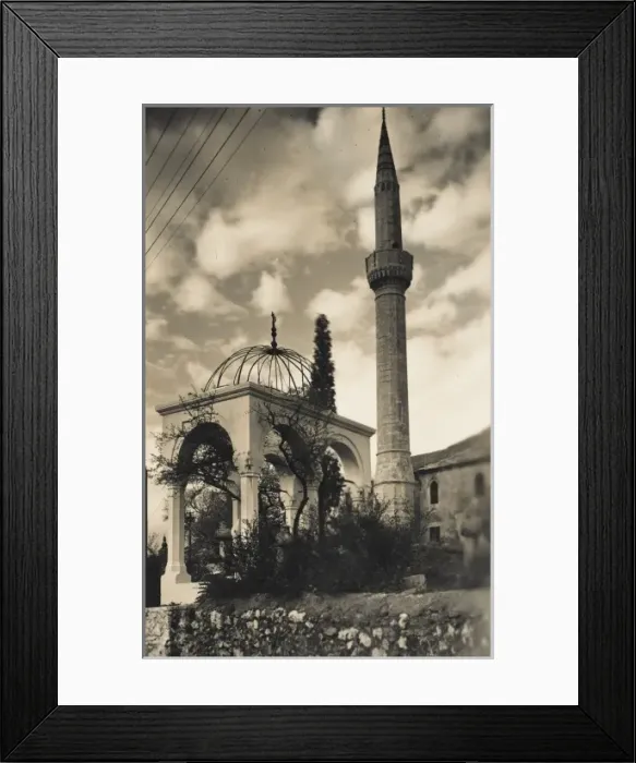 Framed Print : Bosnia Herzegovina, Mostar - Minaret Framed Print : Bosnia Herzegovina, Mostar - Minaret