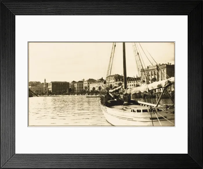 Framed Print : Split - Croatia - The Harbour Framed Print : Split - Croatia - The Harbour